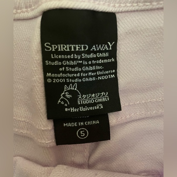 Spirited Away Light Pink Sootball Printed Shorts - Picture 5 of 5